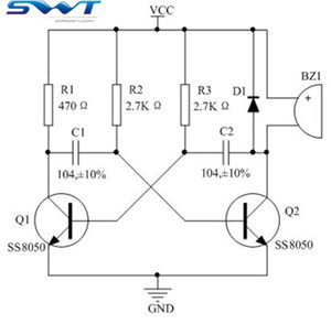 关于无源蜂鸣器驱动电路改进